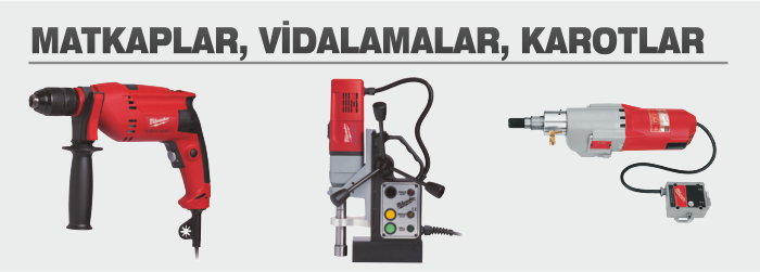 Matkap - Vidalama - Karotlar